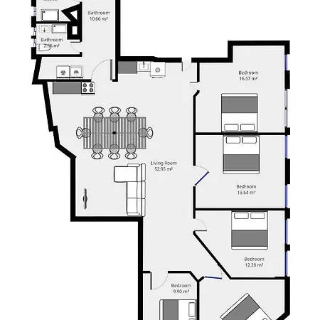 Kings Garden - 5 Bedrooms - 2 Baths By Daniel&jacob's 코펜하겐